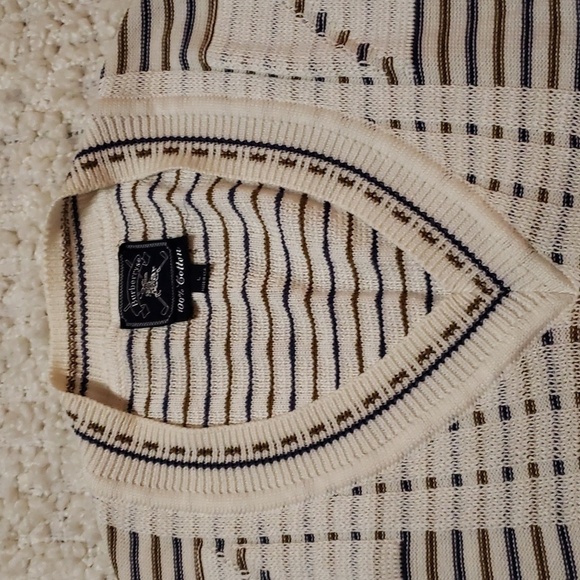 Vintage Burberrys men's sweater vest large - Picture 2 of 5